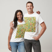 Traditionelles indisches Frühlingsblumendesign T-Shirt (Unisex)