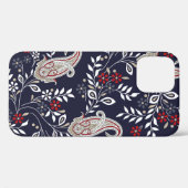 traditionelles indisches Paisley-Muster Case-Mate iPhone Hülle (Rückseite (Horizontal))