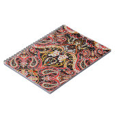 traditionelles indisches Paisley-Muster Notizblock (Linke Seite)