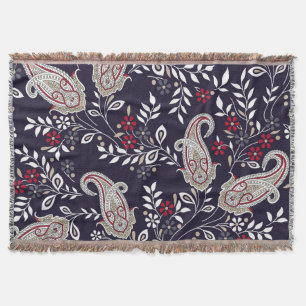 Traditionelles indisches Paisley, nahtlos Muster. Decke