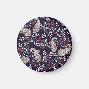 Traditionelles indisches Paisley, nahtlos Muster. Magnet