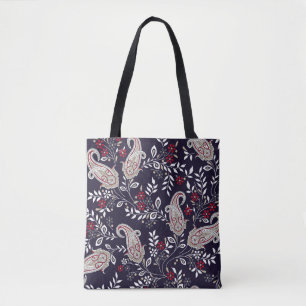 Traditionelles indisches Paisley, nahtlos Muster. Tasche
