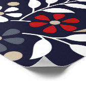 traditionelles indisches Paisley Poster (Ecke)