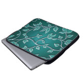 Traditionelles islamisches botanisches Muster Laptopschutzhülle (Vorne Knopf)