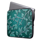Traditionelles islamisches botanisches Muster Laptopschutzhülle (Vorderseite Links)