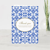 Traditionelles Italienisches Blau und Weiß Programm (Rückseite)