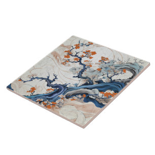 Traditionelles Japan Kutani Zierkunst 20 Fliese