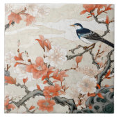 Traditionelles Japan Kutani Zierkunst 2 Fliese (Vorderseite)