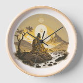 Traditionelles Japanisch Uhr (Vorderseite)