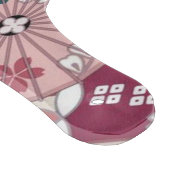 Traditionelles japanisches Blumenglas Sakura Pink  Schneidebrett (Ecke)