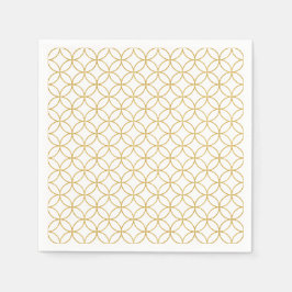 Traditionelles japanisches Design2 - SHIPPO- White Serviette