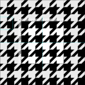 Traditionelles japanisches Design3 - CHIDORI- Schw Stoff (Kachel)