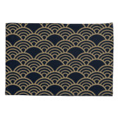 Traditionelles japanisches Design Reversible Duvet Kissenbezug (Rückseite)