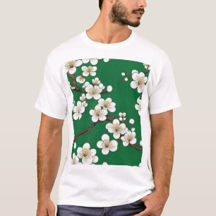 Traditionelles japanisches geometrisches Musterdes T-Shirt