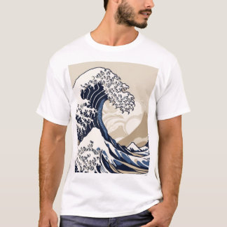 Traditionelles japanisches geometrisches Musterdes T-Shirt