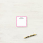 Traditionelles japanisches Gittermuster Post-it Klebezettel (Auf Schreibtisch)
