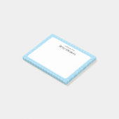 Traditionelles japanisches Gittermuster Post-it Klebezettel (angewinkelt)