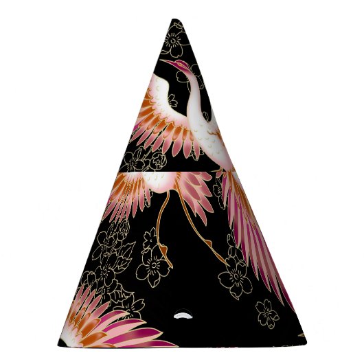 Traditionelles japanisches Kimono Motifs-Muster Partyhütchen (Rechts)