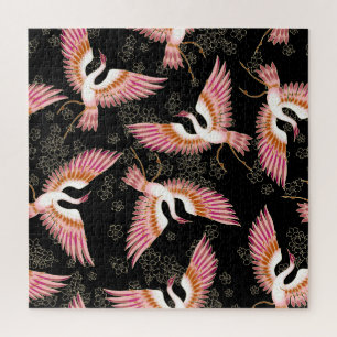 Traditionelles japanisches Kimono Motifs-Muster Puzzle