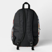 Traditionelles Japanisches Kimono-Muster-Rucksack Bedruckter Rucksack (Rückseite)