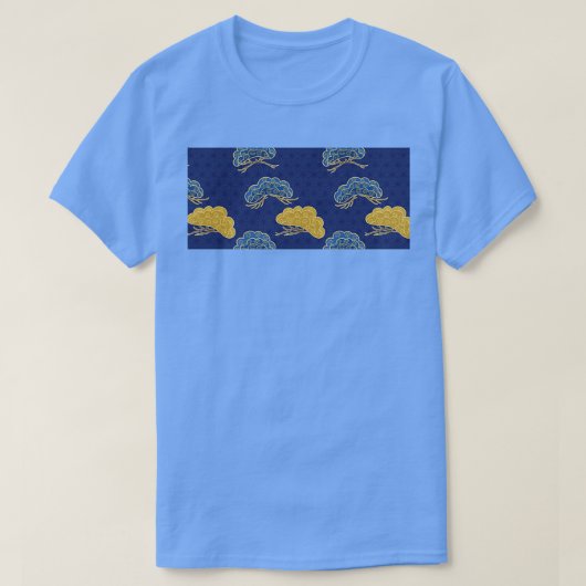 Traditionelles japanisches Kimono-Muster T-Shirt (Design vorne)