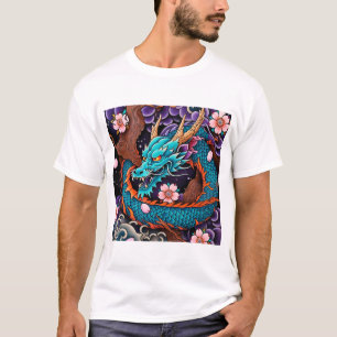 Traditionelles japanisches Koi Fish Tattoo Design T-Shirt