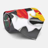 Traditionelles japanisches Koi unter Wasser Krawatte (Gerollt)