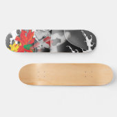 Traditionelles japanisches Koi unter Wasser Skateboard (Horizontal)