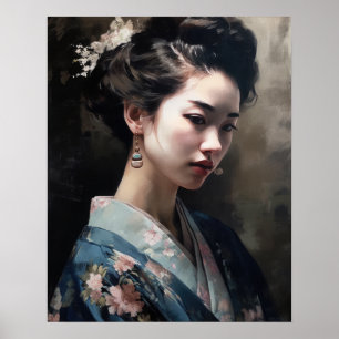 Traditionelles japanisches Kunstdruckposter Poster