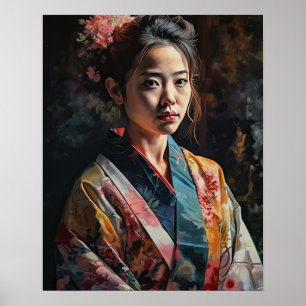 Traditionelles japanisches Kunstdruckposter Poster