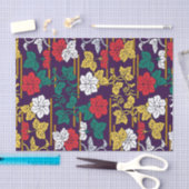 Traditionelles japanisches Leaf-Muster Seidenpapier (Handwerk)