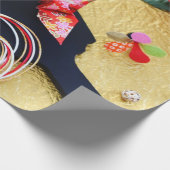 traditionelles japanisches Muster Geschenkpapier (Ecke)