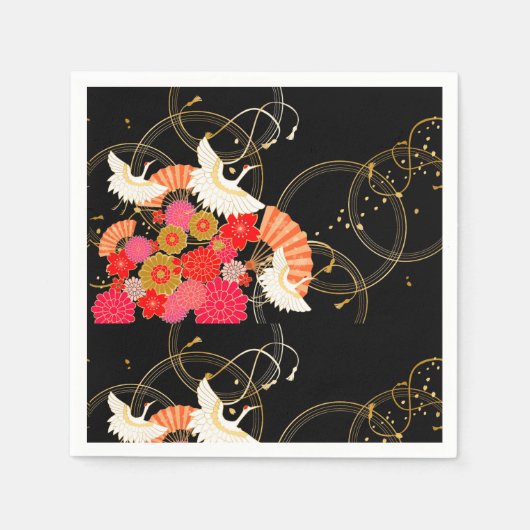 traditionelles japanisches Muster Serviette (Vorderseite)