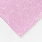 Traditionelles japanisches Muster Snowflake Blanke Fleecedecke (Ecke)