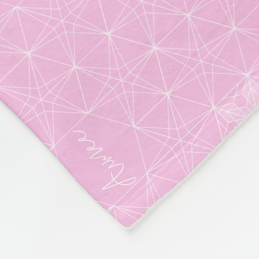 Traditionelles japanisches Muster Snowflake Blanke Fleecedecke (Ecke)