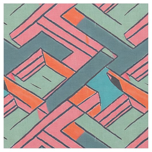 Traditionelles japanisches Muster Stoff (Nahaufnahme)