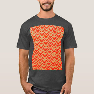 Traditionelles japanisches Muster T-Shirt