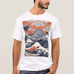 Traditionelles japanisches Musterdesign 0016 T-Shirt