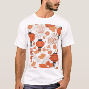 Traditionelles japanisches Musterdesign 0025 T-Shirt