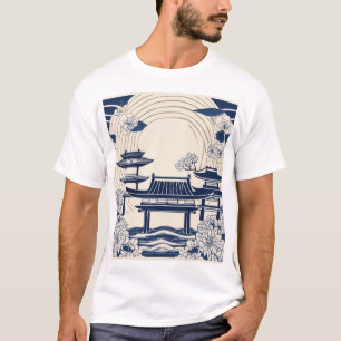 Traditionelles japanisches Musterdesign 0028 T-Shirt