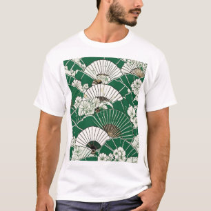 Traditionelles japanisches Musterdesign - Elegante T-Shirt