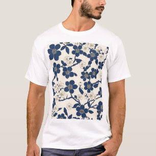 Traditionelles japanisches Musterdesign modernes Z T-Shirt