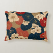 Traditionelles japanisches, nahtloses Muster Dekokissen (Rückseite)