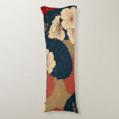 Traditionelles japanisches, nahtloses Muster Seitenschläferkissen (Vorderseite Vertikal)