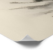 Traditionelles japanisches Samurai-Krieger-Poster Poster (Ecke)