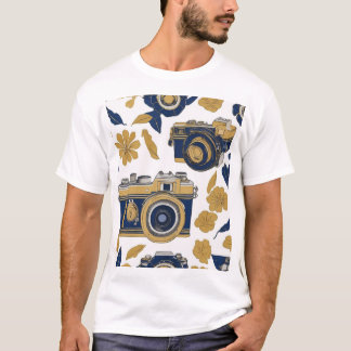 Traditionelles japanisches Wellenmuster-Textildesi T-Shirt