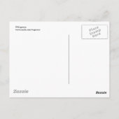 Traditionelles japanisches Wellenmuster und Mondmu Postkarte (Rückseite)