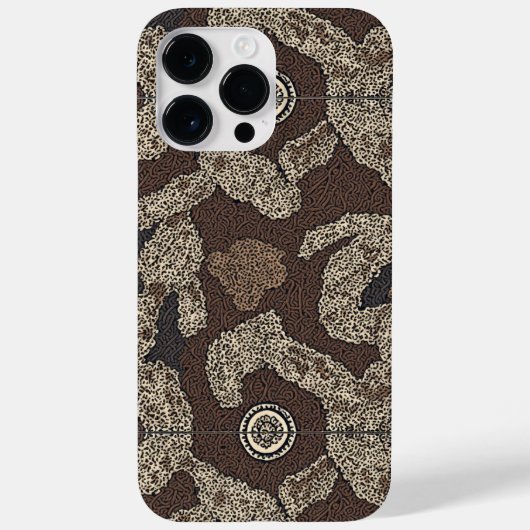 Traditionelles javanesisches Batik-Muster Case-Mate iPhone Hülle (Rückseite)