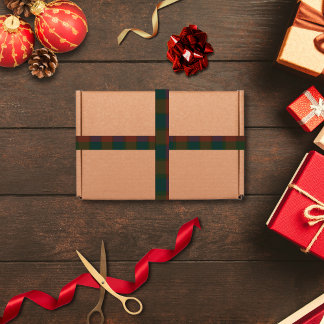 Traditionelles Kariert/Tartan-Satin-Band Satinband