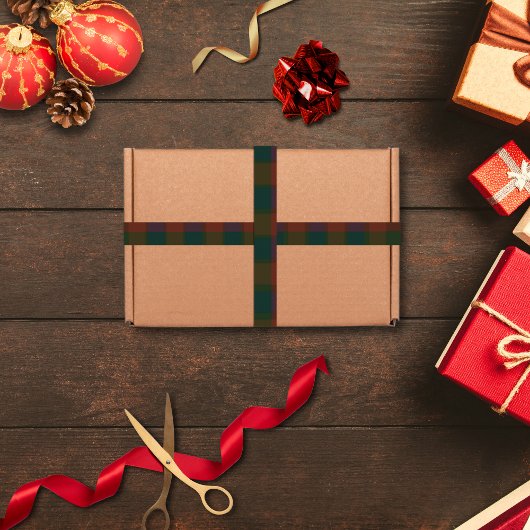 Traditionelles Kariert/Tartan-Satin-Band Satinband